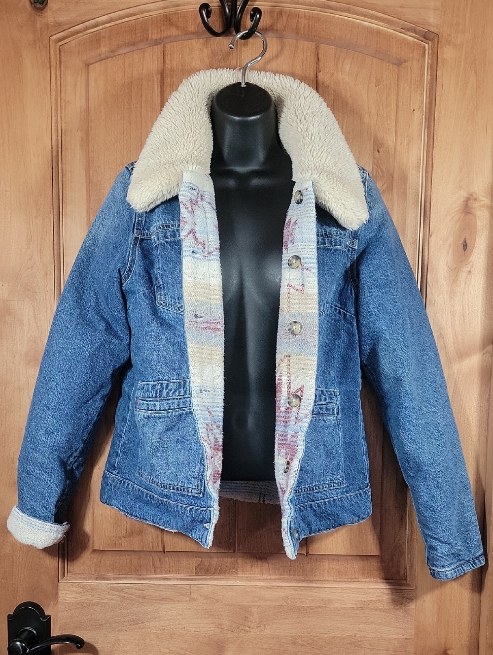 Idyllwind Reversible Denim & Feece Jacket with Sherpa Collar